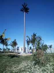 Cột viễn thông lá dừa 2