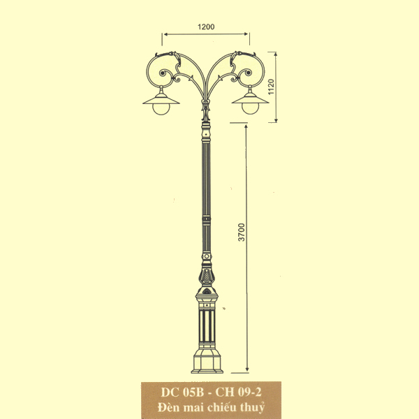 DC05B - Đèn mai chiếu thủy